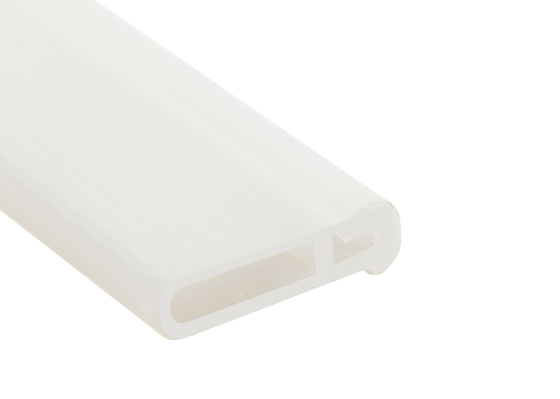 Opaque Recessed Extrusion for Side Emitting LEDs